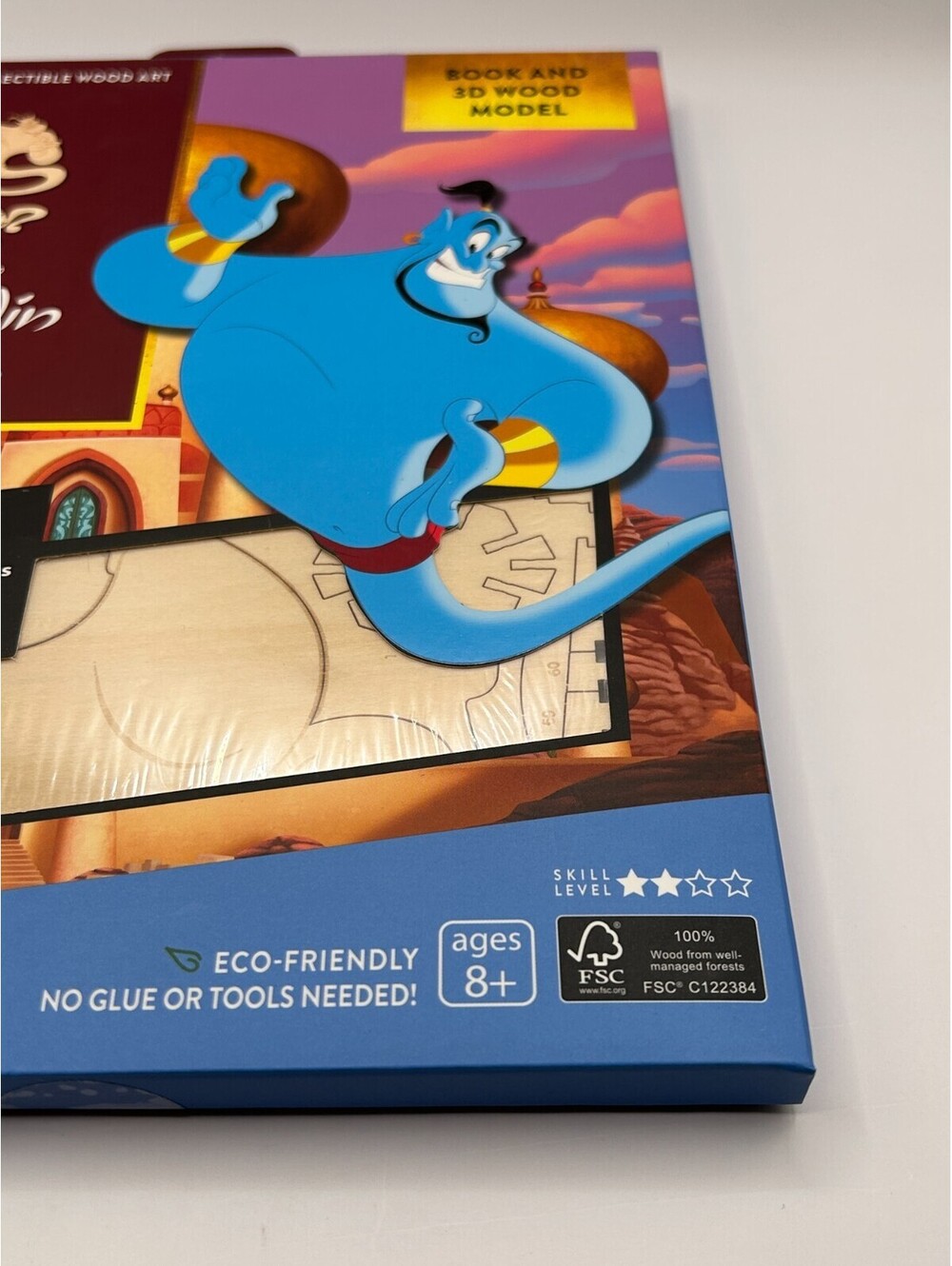 IncrediBuilds Disney Aladdin Genie Book & 3D Wood Model Kit Sealed Ages 8+ - Picture 7 of 10
